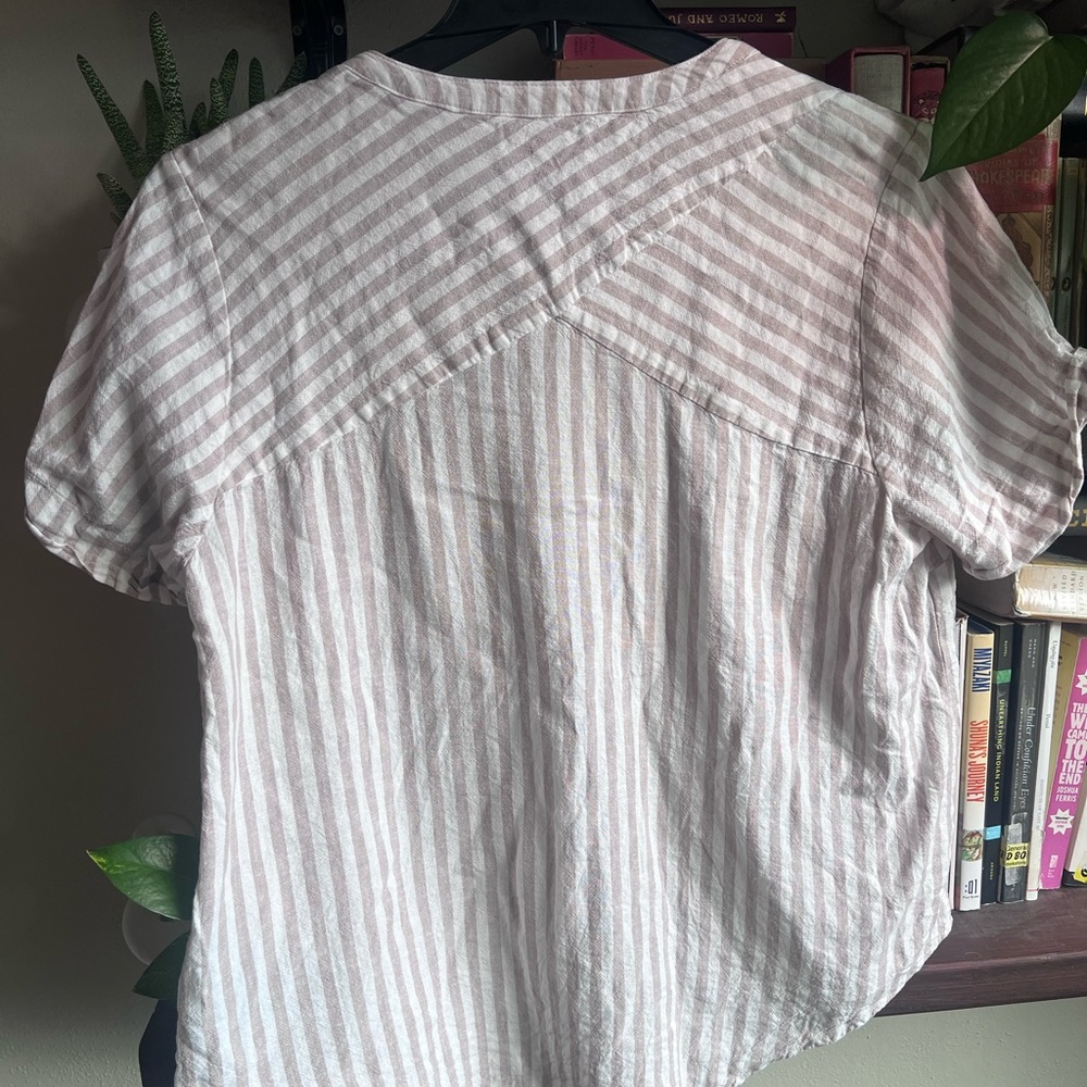 Striped Linen Shirt - Picture 3 of 4